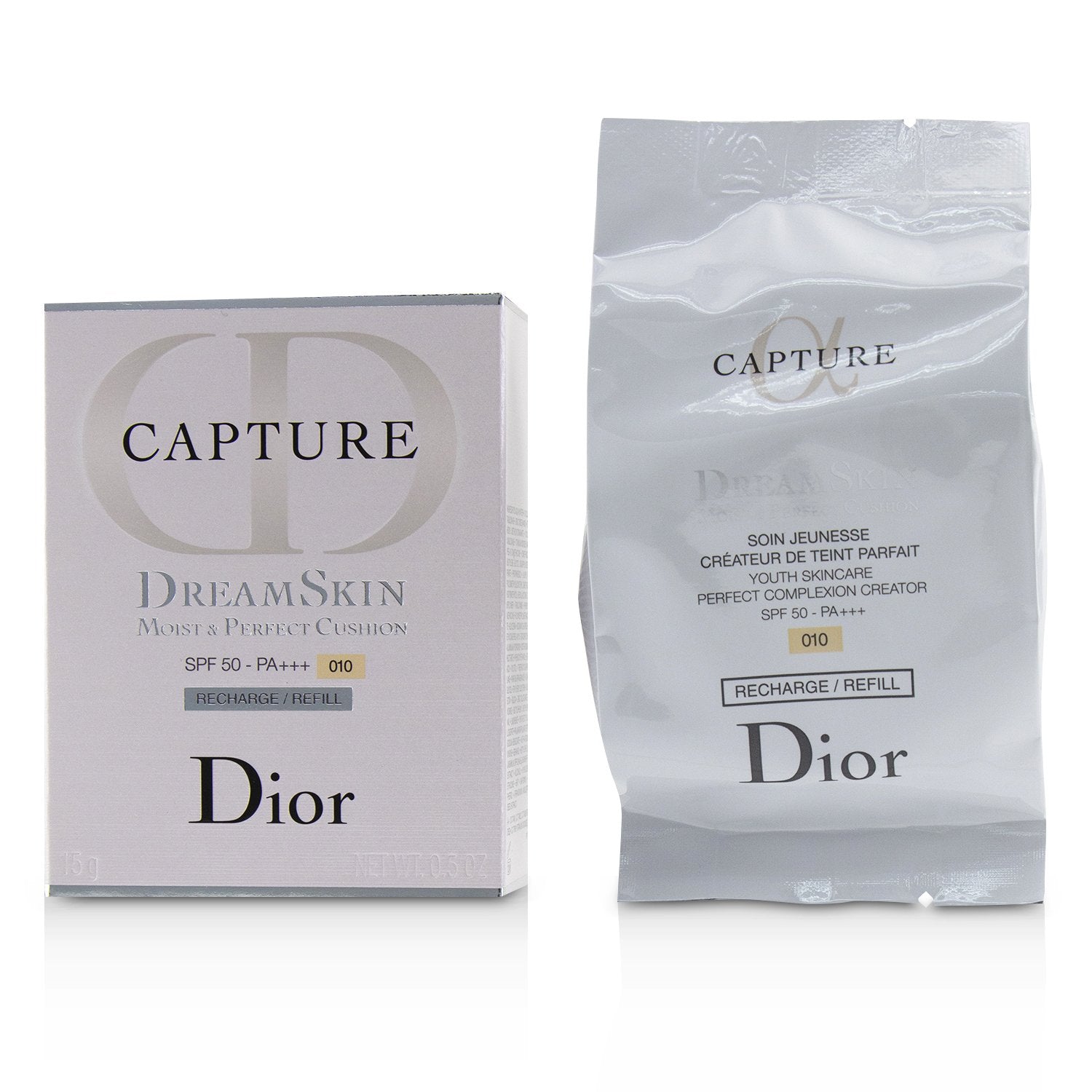 Christian Dior/クリスチャン ディオール+キャプチャ ドリームスキン モイスト & パーフェクト クッション SPF 50 レフィル+15g/0.5oz+# 010 (Ivory) ブランドコスメ